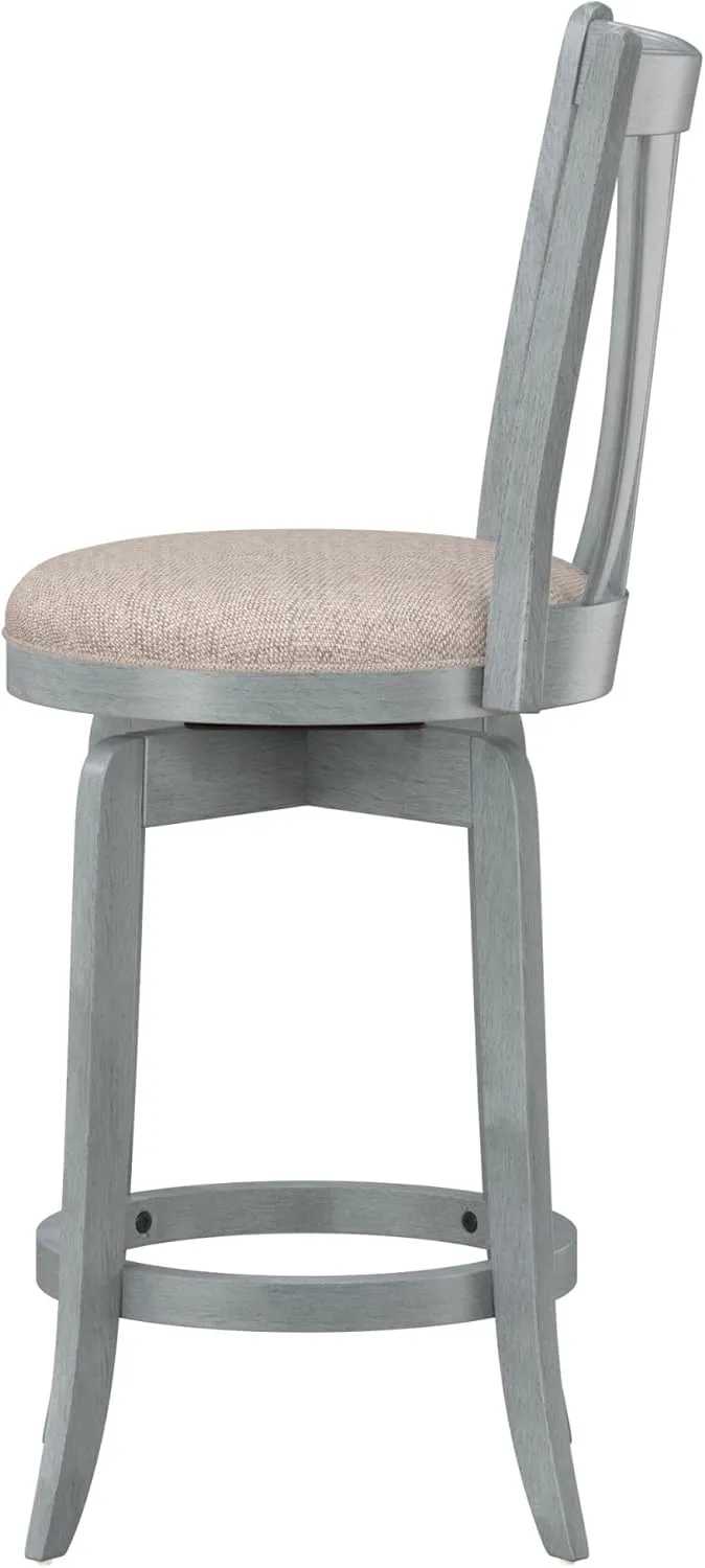 Hillsdale Furniture Hillsdale Savana Swivel Counter Stool, Blue