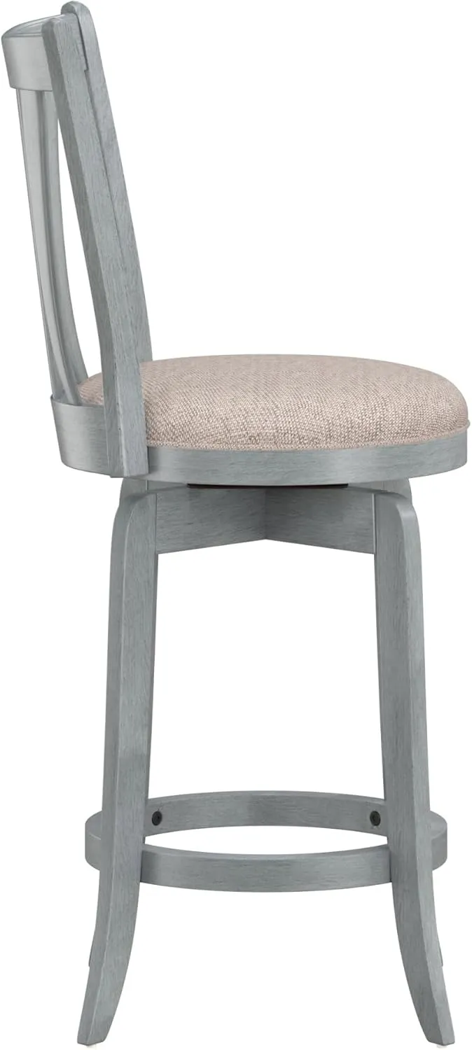 Hillsdale Furniture Hillsdale Savana Swivel Counter Stool, Blue