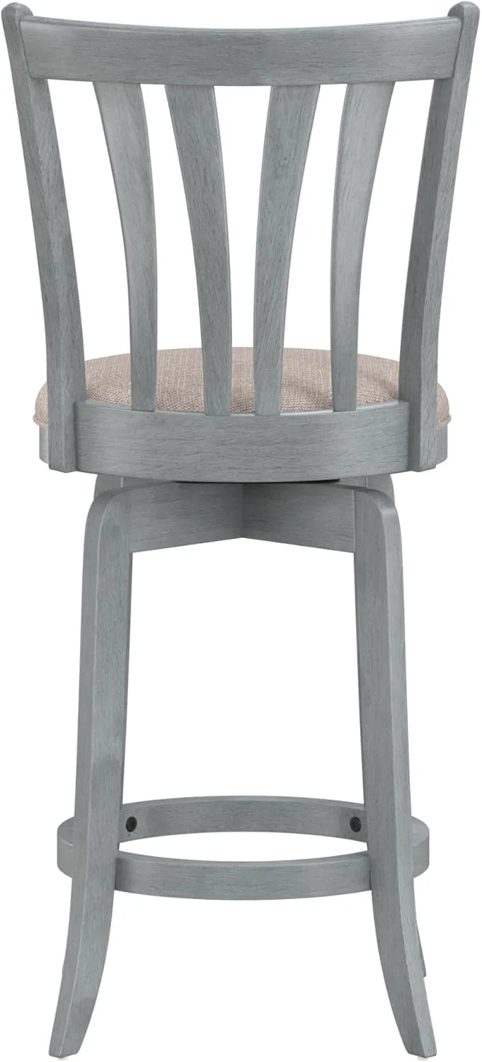 Hillsdale Furniture Hillsdale Savana Swivel Counter Stool, Blue