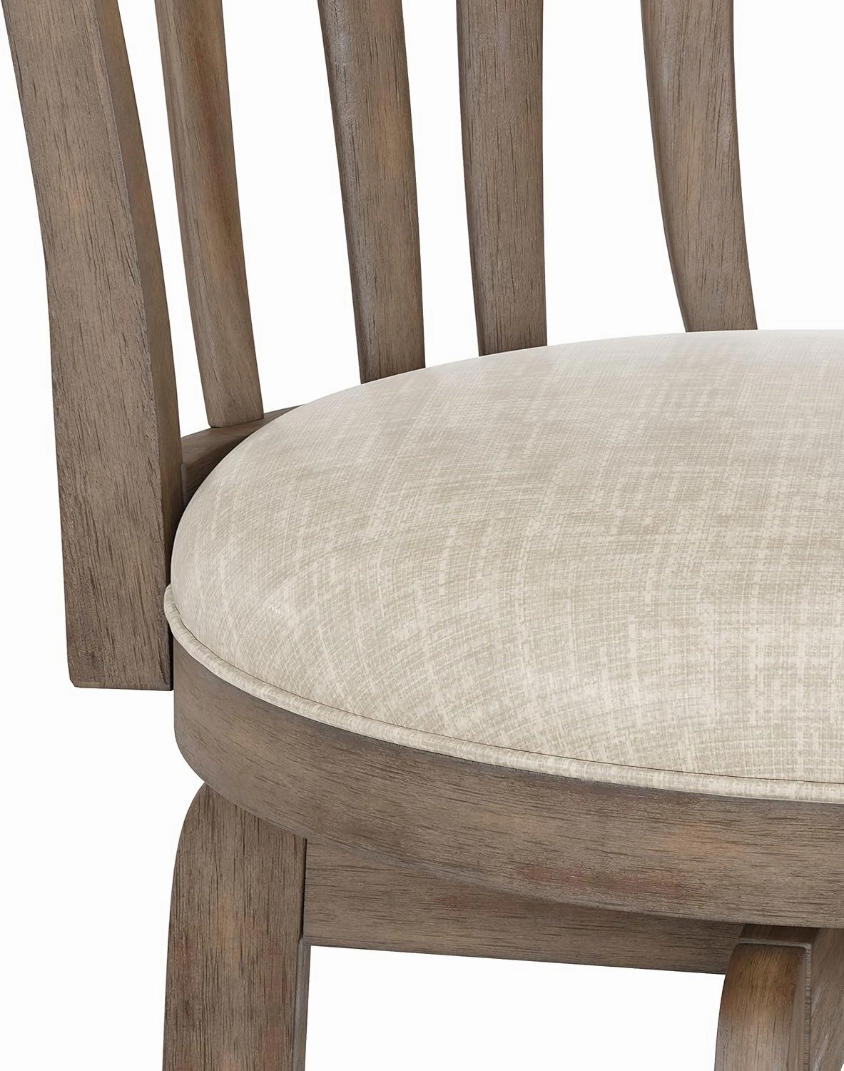 Hillsdale Savana Swivel Counter Height Stool, 29.5" High, Brown Gray