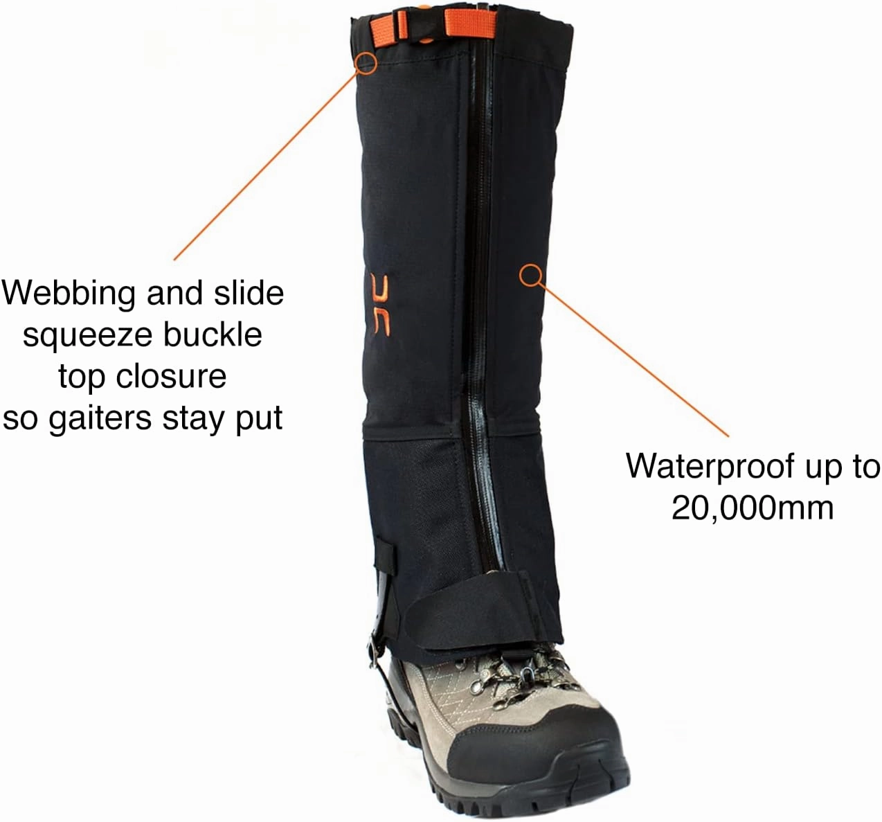 Hillsound Armadillo LT I Waterproof, Unisex, Breathable Gaiters for Year-Round Hiking