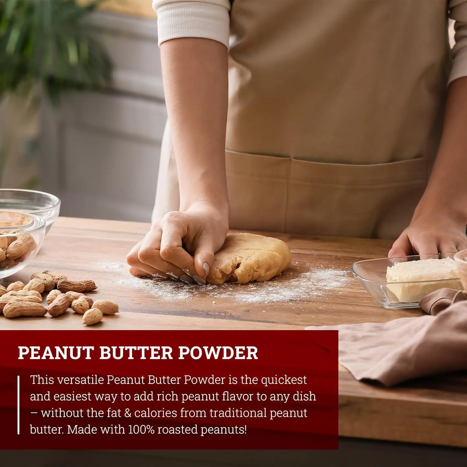 Hoosier Hill Farm Peanut Butter Powder, 25LB (Pack of 1)
