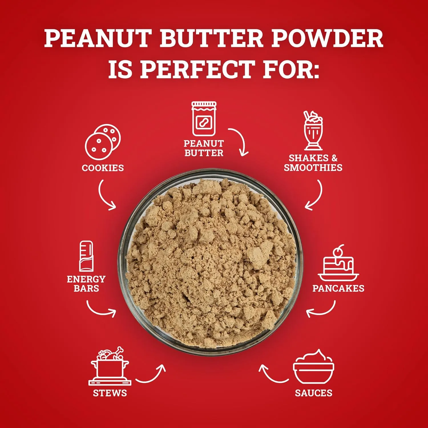 Hoosier Hill Farm Peanut Butter Powder, 25LB (Pack of 1)