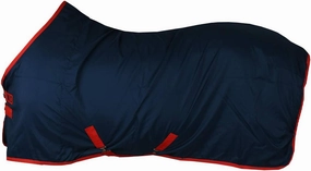 HORSEWARE IRELAND Mio Stable Horse Sheet, Color: Navy/Red, Size: 84 (ADSA90-BR00-84)