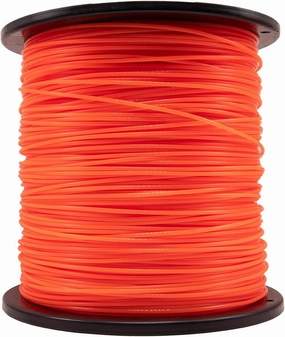 HOTS Round 095 Trimmer Line, 095 Weed Eater String, Commercial Grade Round Nylon String Trimmer line 095 Replacement for Husqvarna, Ryobi, Echo, Weed Eater Trimmer line-0.095inch-855ft-3lb(Orange)