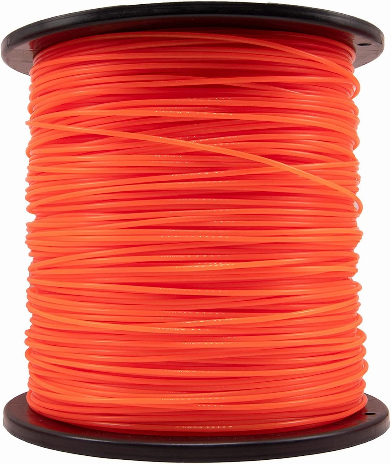 HOTS Round 095 Trimmer Line, 095 Weed Eater String, Commercial Grade Round Nylon String Trimmer line 095 Replacement for Husqvarna, Ryobi, Echo, Weed Eater Trimmer line-0.095inch-855ft-3lb(Orange)