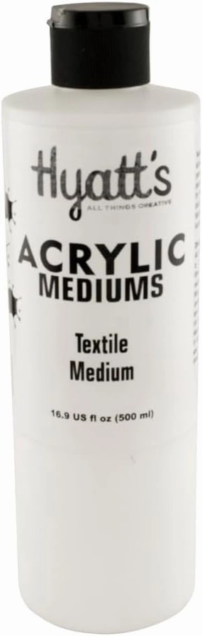 Hyatt's Acrylic Textile Medium, 16 Ounce Bottle