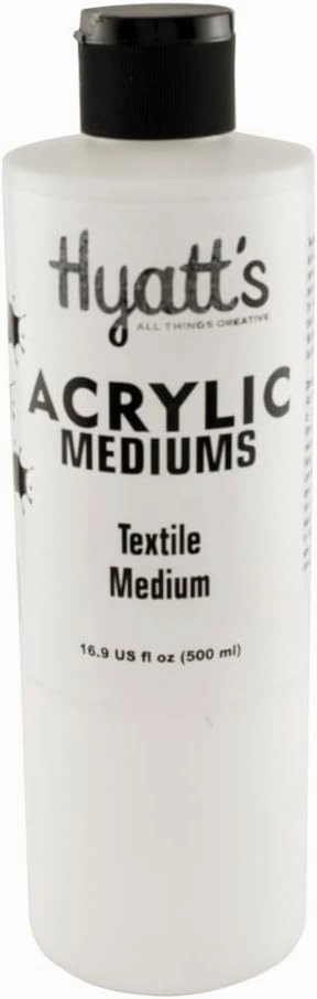 Hyatt's Acrylic Textile Medium, 16 Ounce Bottle