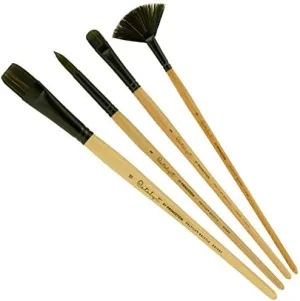 Hyatt's Princeton Artist Brush, Catalyst Polytip Brush Set for Acrylic and Oil Paint, 6403 5 Piece Set
