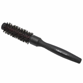 Ibiza Hair Ceramic Round Brush (RB Series) | Carbon Fiber/Nylon Bristles & Beech Wood Core to Absorb Heat & Protect Hair | Adds Shine to All Hair Types | Ideal for Volume & Waves