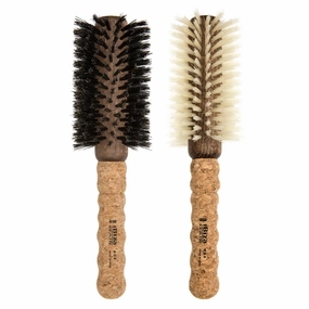 Ibiza Hair Round Brush Set: G4 for Coarse Hair Volume | B4 for Color Treated Shine