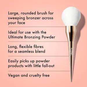 ICONIC LONDON Ultimate Bronzing Brush | Powder Makeup Brush, Large Bristles, Even Coverage
