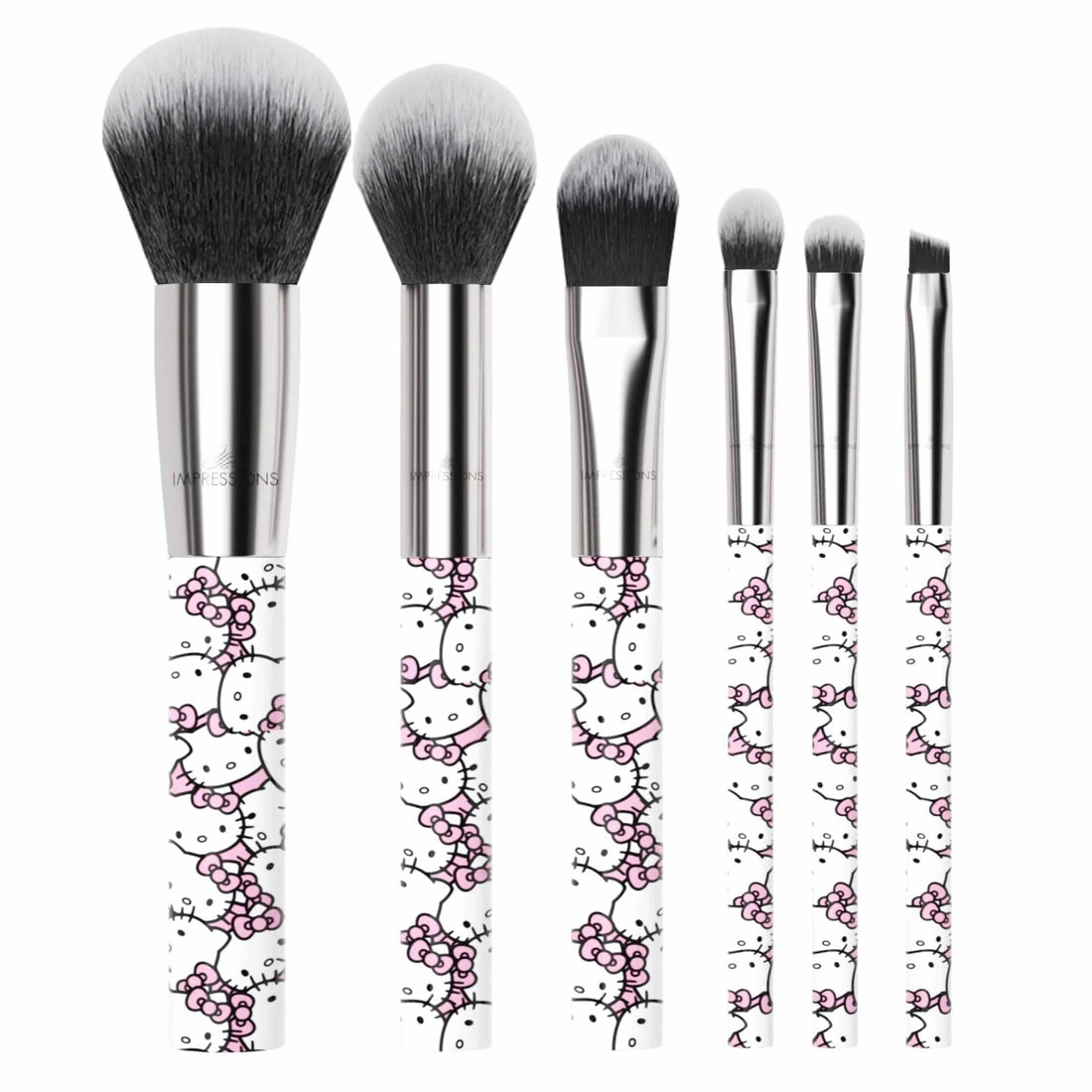 Impressions Vanity - Hello Kitty All Over Print 6pc Brush Set