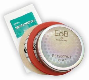 IMS Precision Shower Screen for E61 Espresso Machines by E&B, Lab E61200RNT. Nanotech, Reinforced. Includes Cafelat Gasket 8mm, Silicone Grease, Paper Shim