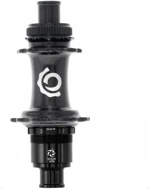Industry Nine Solix M Classic Rear MS, Disc Hub, Rear, 24H, 12mm TA, 148mm, Micro Spline, Black