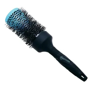 InStyler Thermal 2" Twister Round Hair Brush - Add Volume & Reduce Frizz While Drying Hair - Includes Gentle Bristles, Rubber Handle, and Vented Concave Barrel for Airflow Control & Curl Shaping