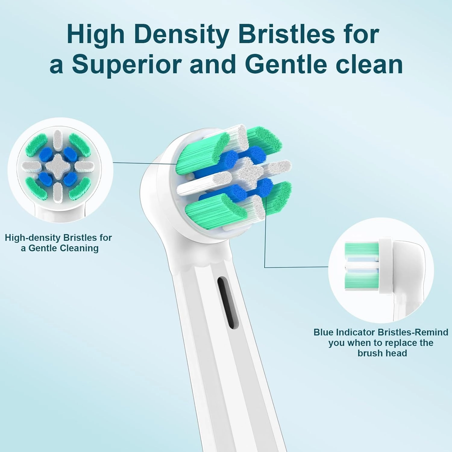 IO Replacement Heads Compatible with Oral B iO Series 2 3 4 5 6 7 8 9 10 Series Electric Toothbrushes Handles