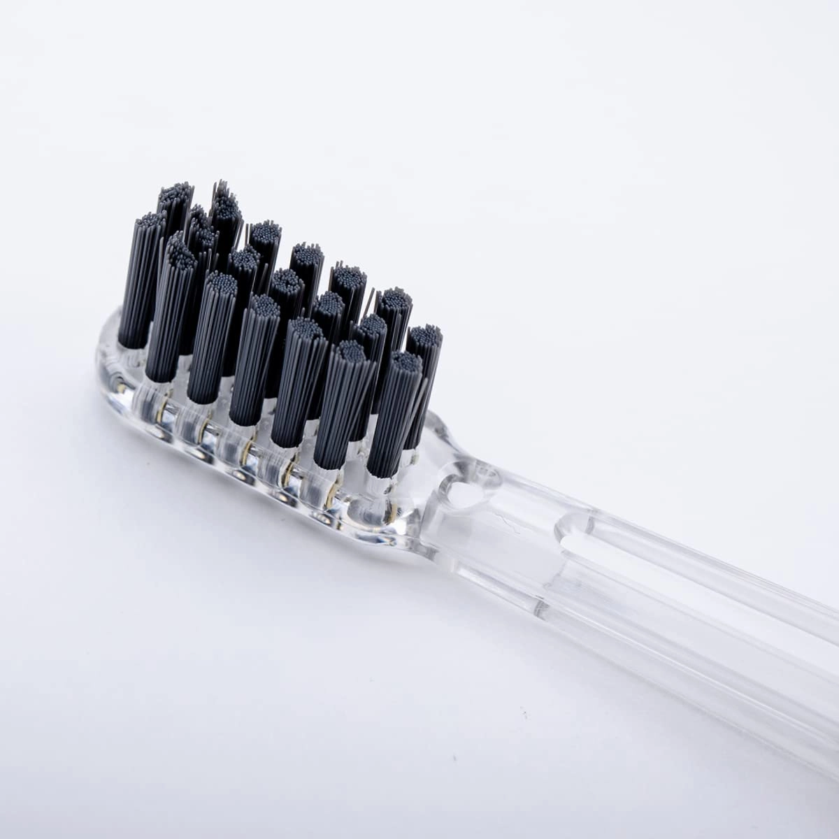 Ionic Toothbrush Replacement Brush Heads Refill, 4 Count -3 Row Honeycomb Point Bristle, Binchotan Charcoal and Silver Ions