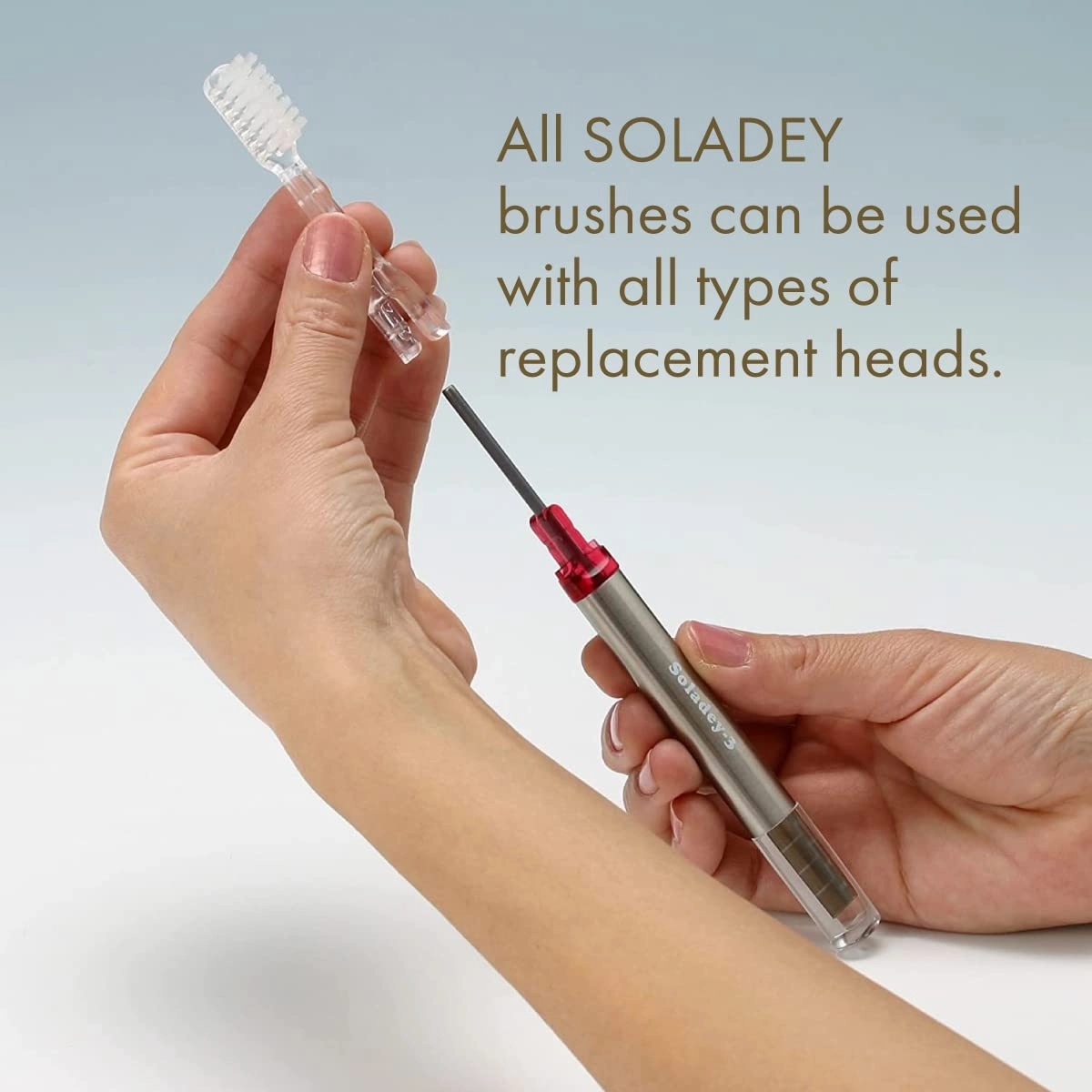 Ionic Toothbrush Replacement Brush Heads Refill, 4 Count -3 Row Honeycomb Point Bristle, Binchotan Charcoal and Silver Ions