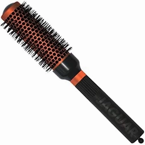 Jaguar CC33 Copper Thermal Round Hair Brush 33mm – Professional Boar & Nylon Bristle Blow-Dry Brush for Volume, Curl & Shine – Heat-Retaining Copper Barrel for Fast Styling