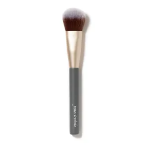jane iredale Cheek Brush, Medium, Tapered Cosmetic Brush Applies and Blends Cream, Liquid, and Powder Makeup Products, Vegan, Cruelty Free