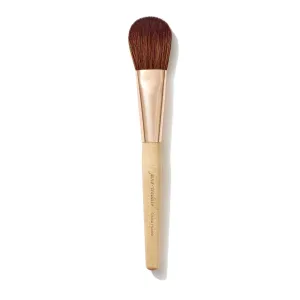 jane iredale Powder Complexion Brush, Large, Fluffy Tapered Cosmetic Brush, Applies & Diffuses Powders and Bronzers, Vegan, Cruelty Free