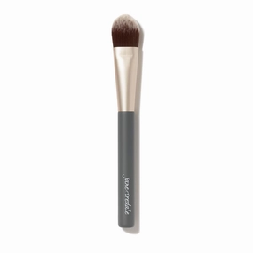 jane iredale Liquid Complexion Brush, Medium, Flat Cosmetic Brush for Allover Application of Cream & Liquid Makeup, Vegan, Cruelty Free