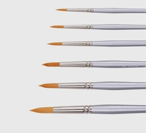 Jasart Gold Taklon Round Brush #5