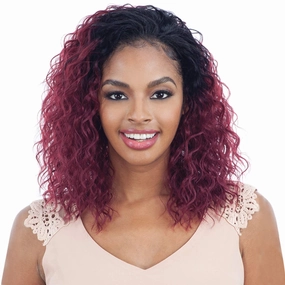 JUICY GIRL (4 Medium Brown) - Freetress Equal Synthetic Drawstring Full Cap Half Wig