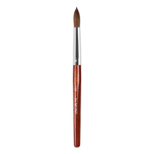 KADS 100% Kolinsky Sable Acrylic Nail Art Brush Red Wood Pen Nail Brush Size 12# 14# 16# 18# 20# Nail Art Manicure Tool Set (size14)