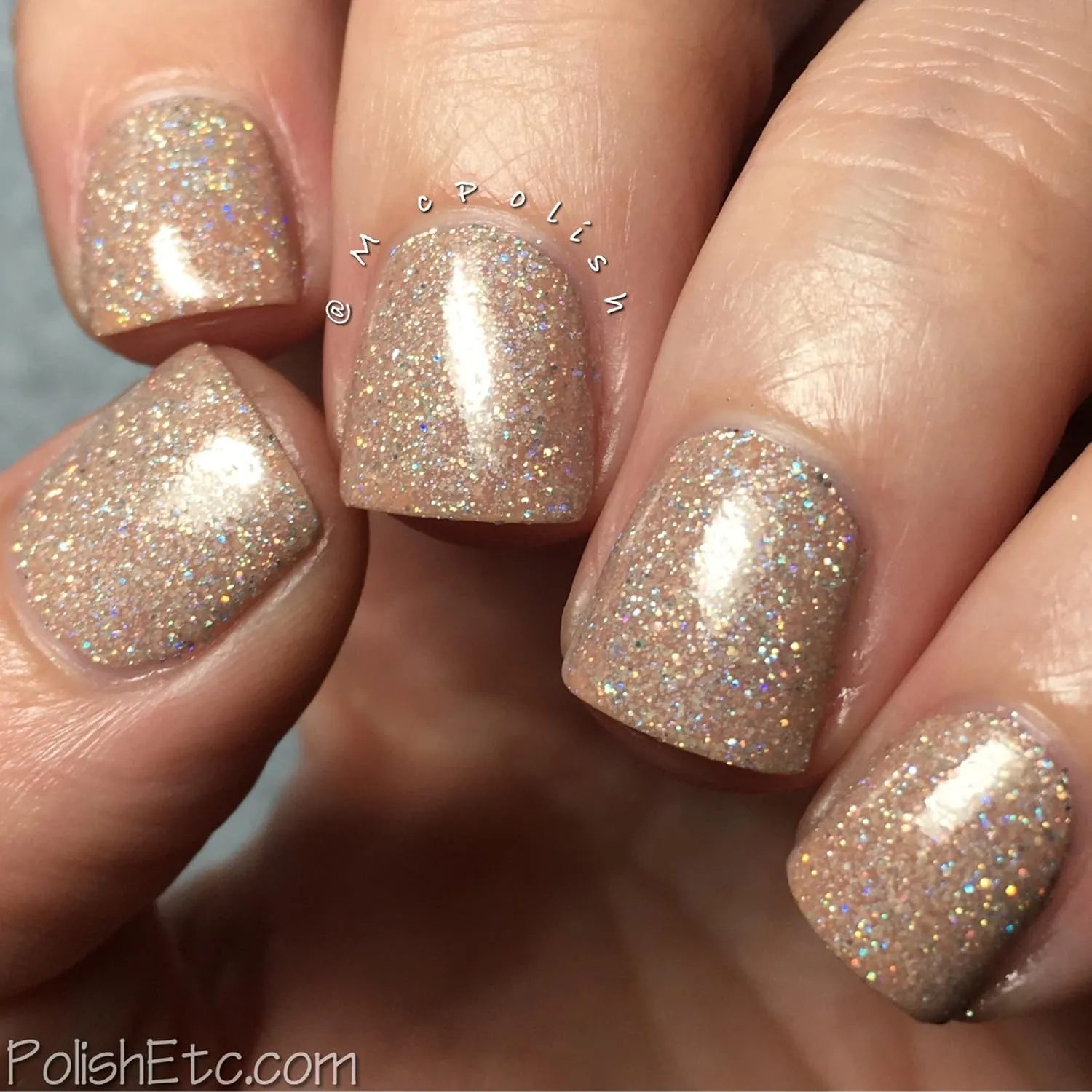 KBShimmer A Hint Of Manila Nail Polish 0.5 oz Full Sized Bottle