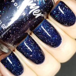 KBShimmer Carpe Denim Jelly Nail Polish - 0.5 oz Full Sized Bottle