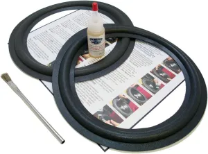 Kenwood 10" Speaker Foam Surround Edge Repair Kit - 2 Speaker Kit - Compatible with Kenwood JL-767, JL-830, KFC-W210, KFC-HQW250, KFC-WF252, KSC-9901, KL-44, LS-1800, LS-1900, LS-405, Many More