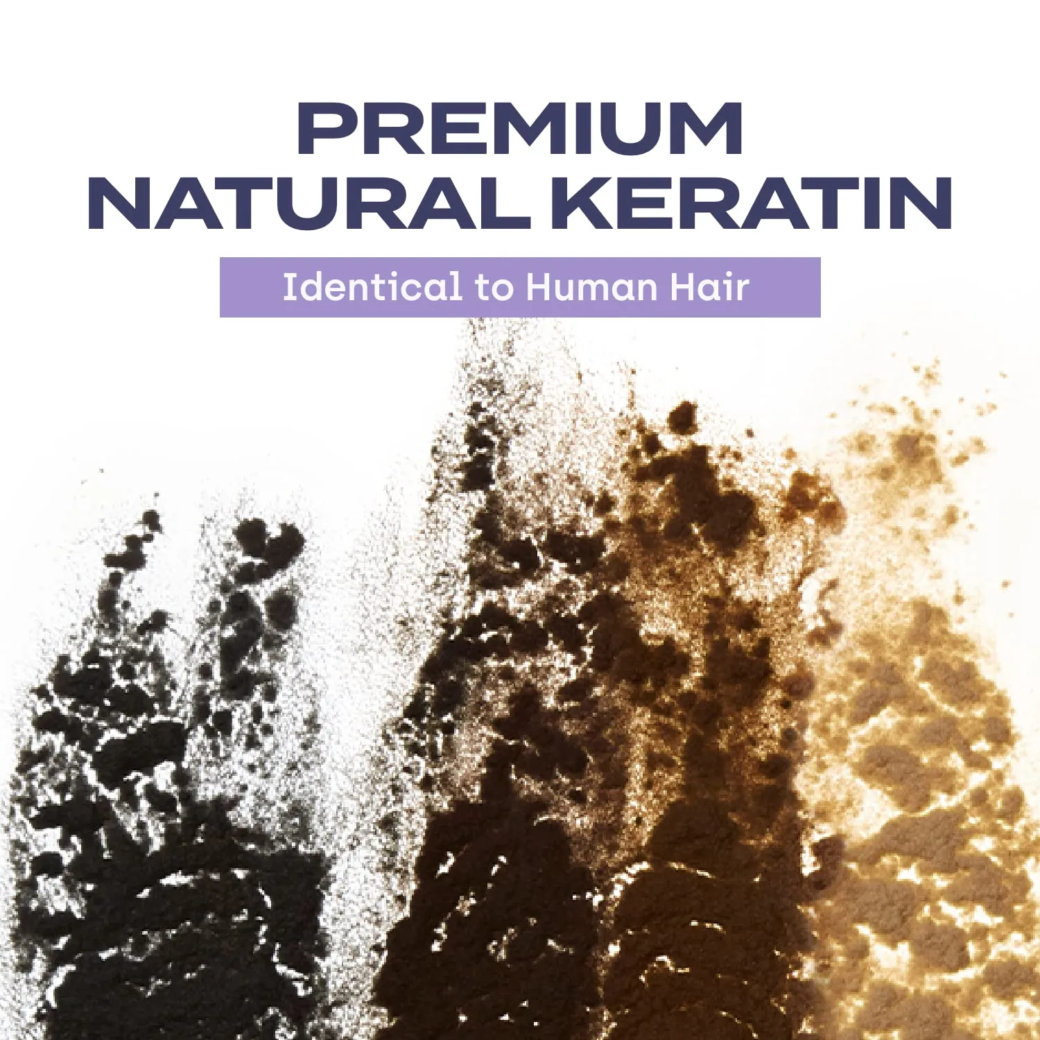 Keratin Hair Fiber Powder 12g - Hair Thickener for Women, Camoflauge Roots, Fills Hairline Gaps For Fuller Hair - Medium Brown