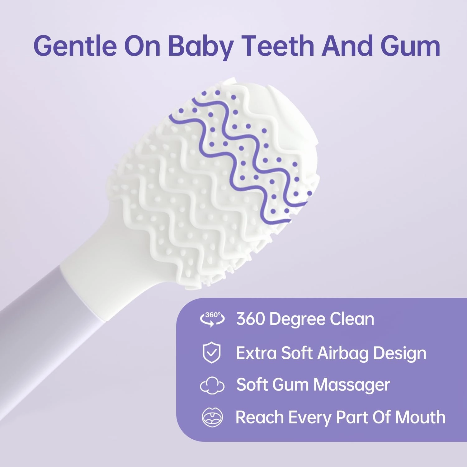 Kids Tongue Scraper, Tongue Cleaner for Infant & Newborn, Baby Oral Cleaner Newborn, Toddler Toothbrush for Tooth Mouth Gum Clean, Infant Toothbrush Oral Cleaning Stick…