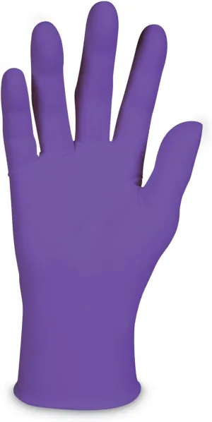Kimberly-Clark Professional Powder-Free Exam Gloves, Non-Latex, Medium, 100/BX, Purple
