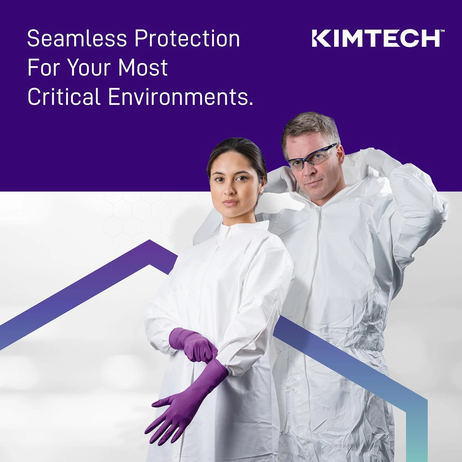 Kimtech™ Sterling Nitrile-Xtra™ Exam Gloves (53139), 3.5 Mil, Ambidextrous, 12", M (100 Gloves/Box)