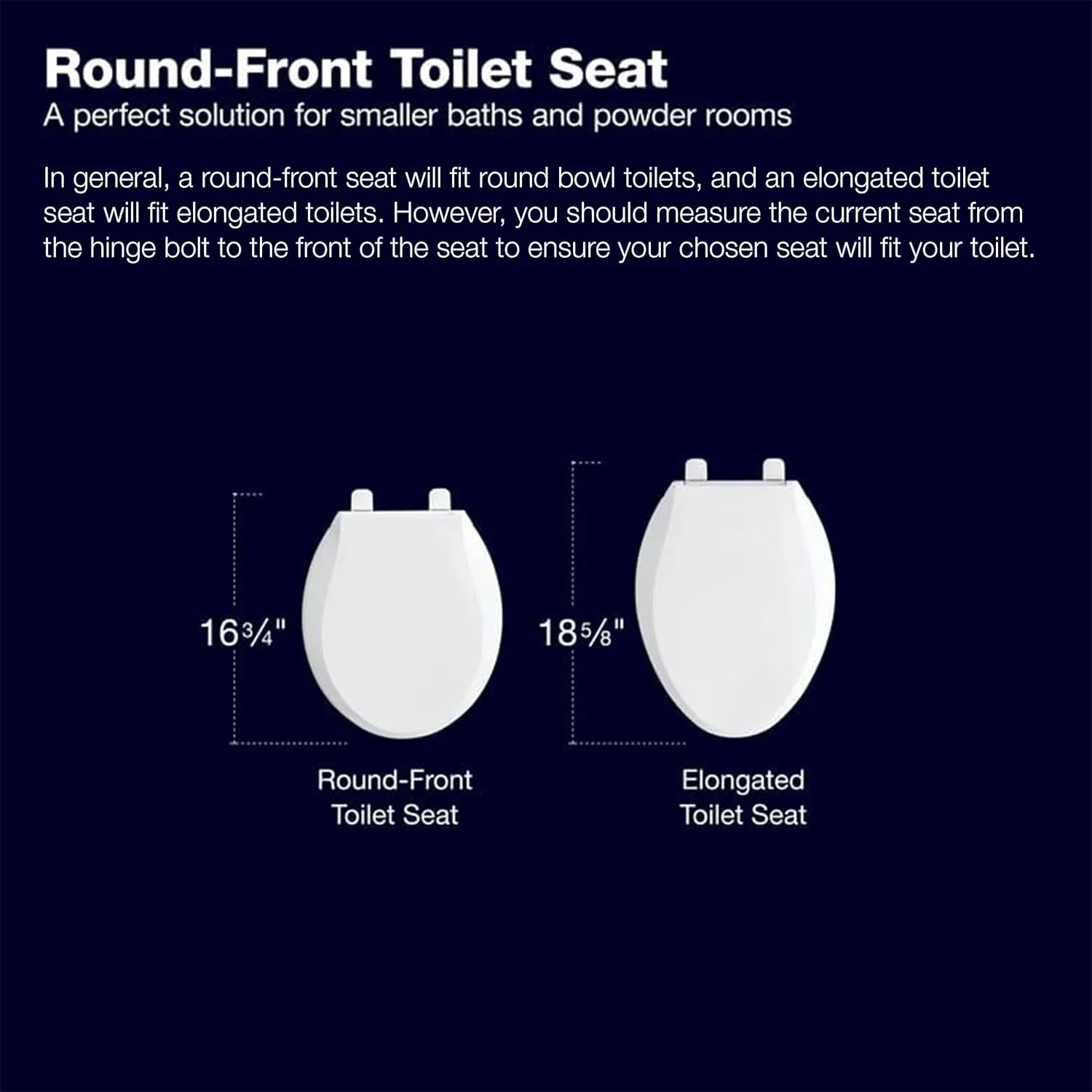 Kohler 20111-0 Brevia Round Toilet Seat, with Grip-Tight Bumpers, Quiet-Close Seat, Quick-Attach Hardware, White