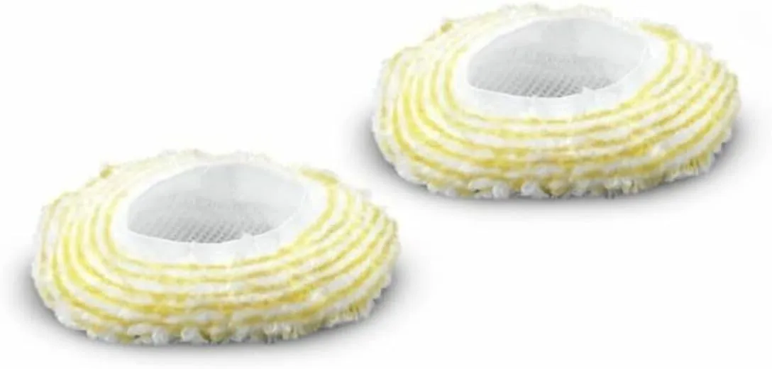 Kärcher Round Brush Cover Kit Large Size Fine Fiber Optimum Cleaning Results Original Accessory for Steam Cleaners