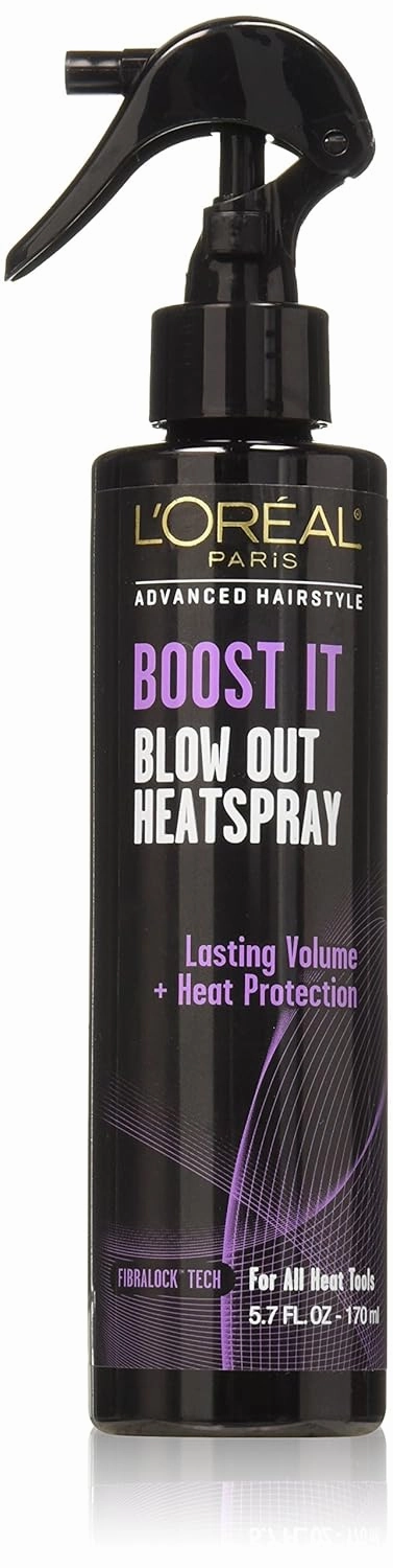 L'Oréal Paris Advanced Hairstyle BOOST IT Blow Out Heatspray, 5.7 fl. oz.