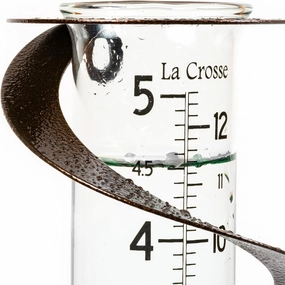 La Crosse 704-56357-INT Helix Spiral Metal Rain Gauge