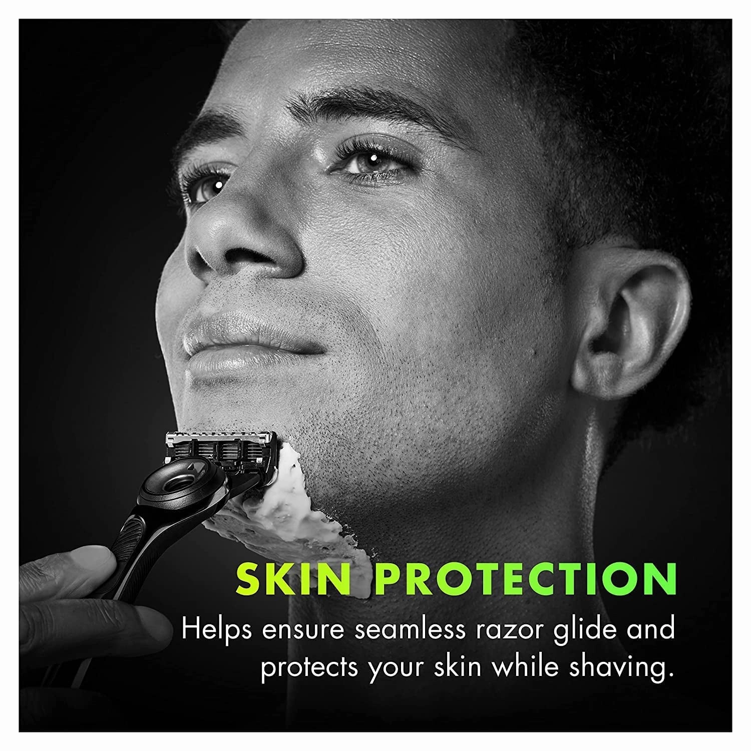 Labs Rapid Foaming Shaving Gel for Men, Alcohol, Dye and Paraben-Free with Vitamin B3 and Sea Kelp, Cools and Soothes Skin, 7 OZ