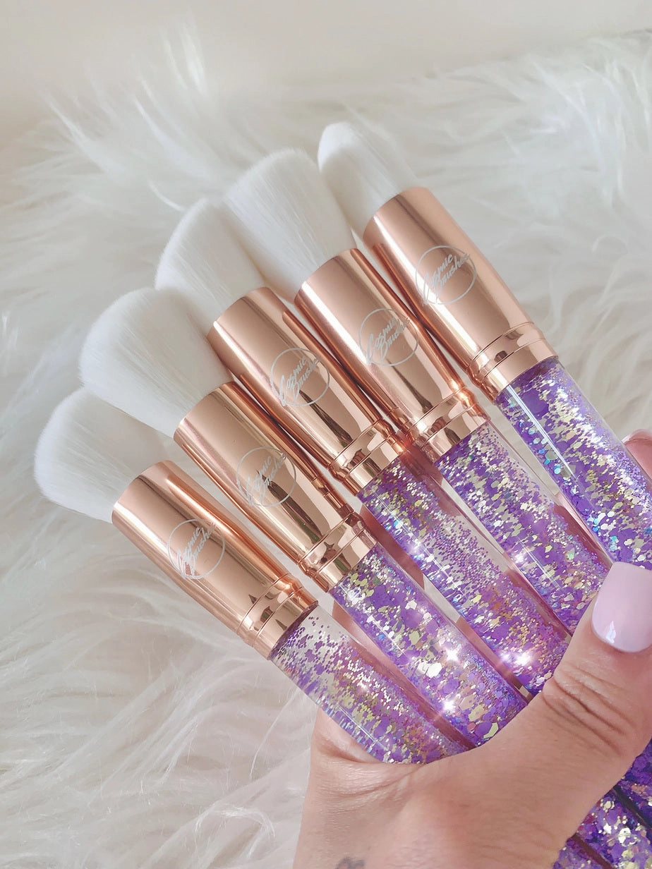 Lavender Kabuki Set