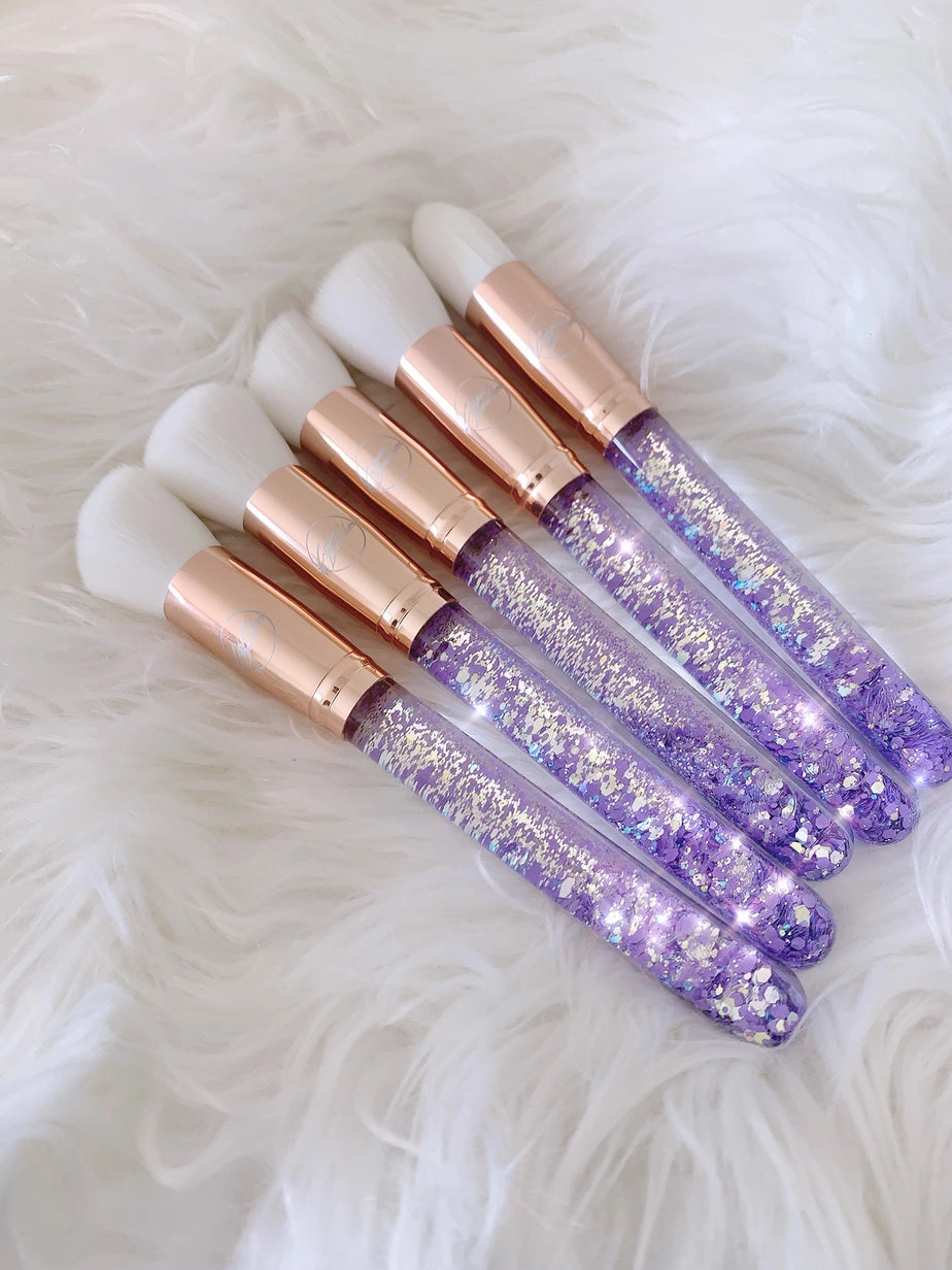 Lavender Kabuki Set