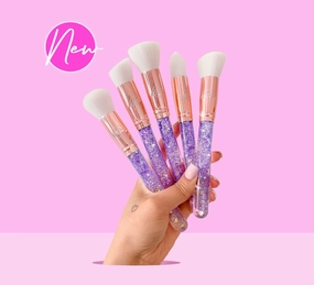 Lavender Kabuki Set