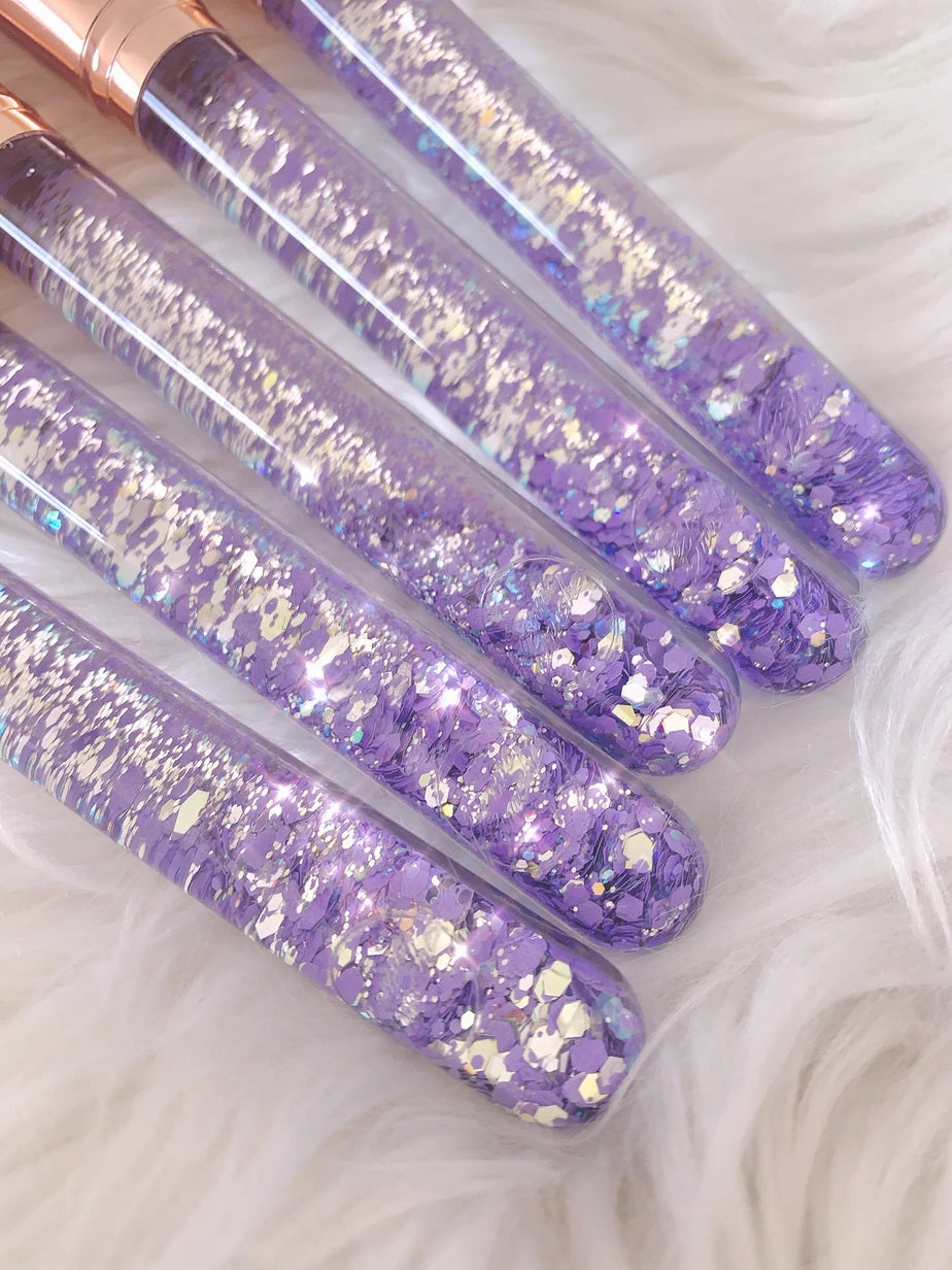 Lavender Kabuki Set