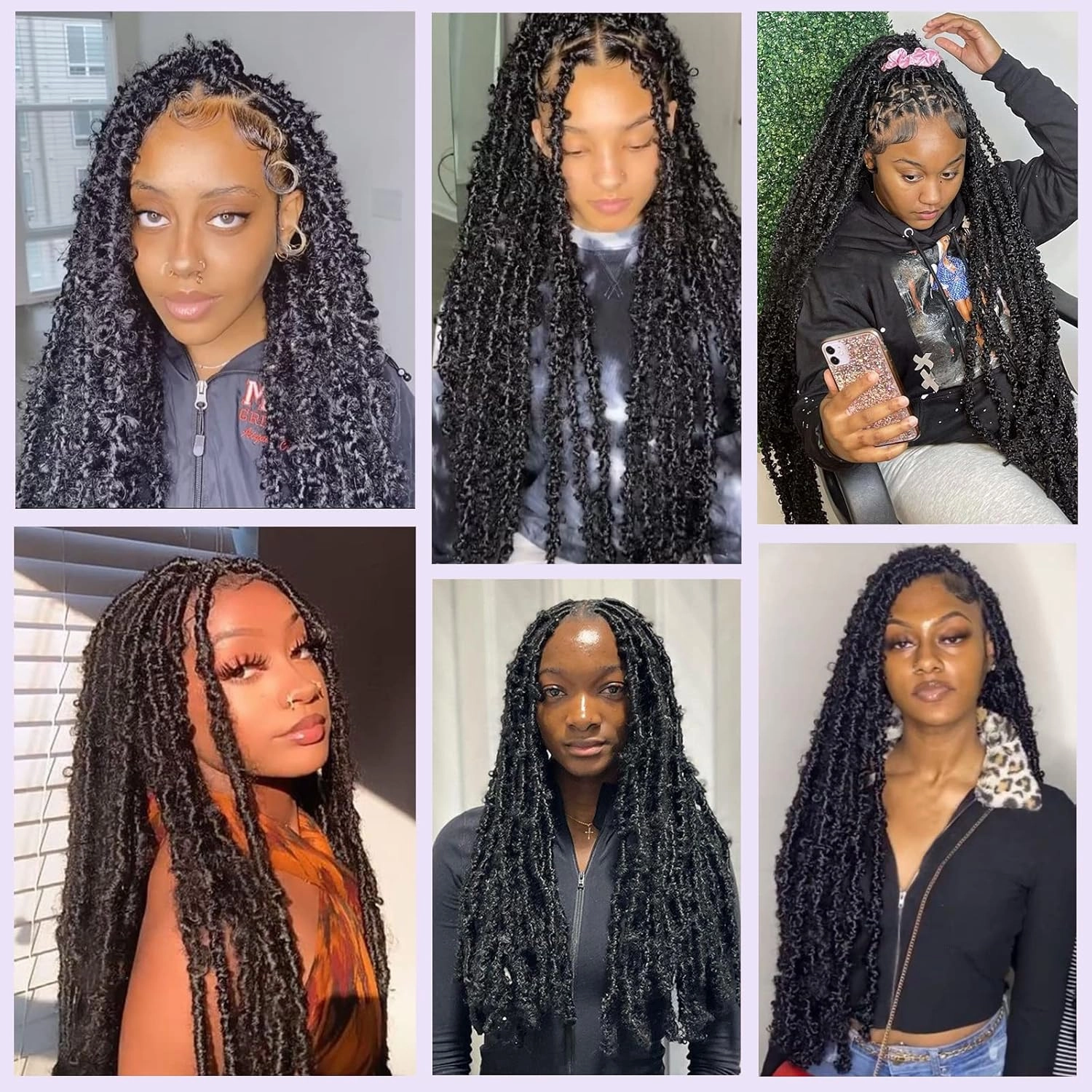 Leeven Pre-twisted butterfly locs crochet hair 24 Inch Blonde BoHo Butterfly Faux Locs Crochet Braids Hair Distressed Butterfly Loc Hair Extensions for Women 27#