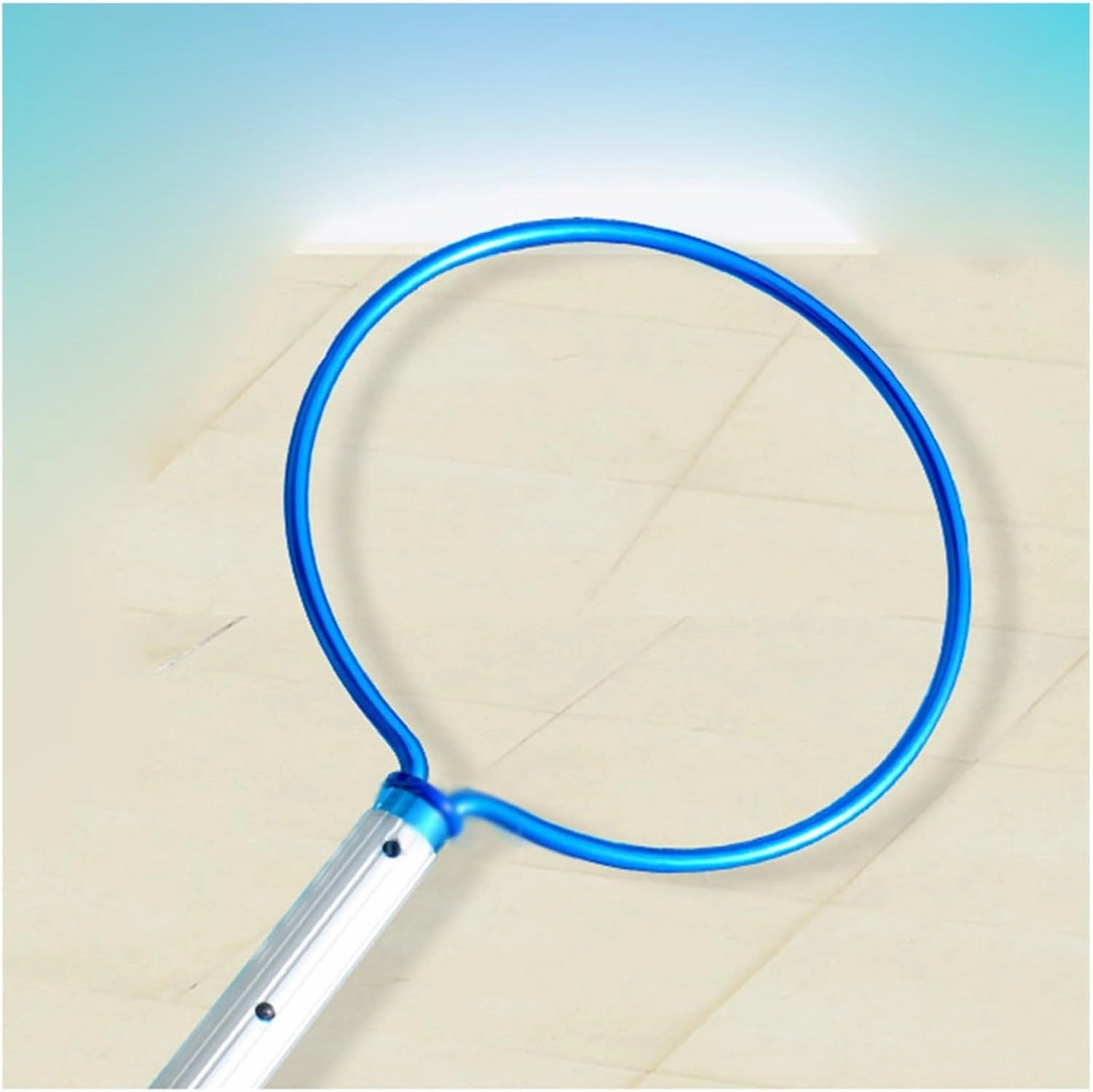 Lifesaving Pole Lightweight Pool Emergency Rescue Pole with Aluminum Telescopic Poles, Round Rescue Hook Pole for Water Parks, Beach Special Salvage Rods for Drowning Swimmers(H 1 m/3.3 ft)