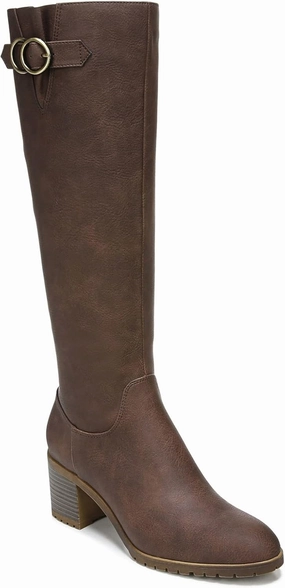 LifeStride Womens Morrison-wc Knee High Boot, Mocha, 6.5 US