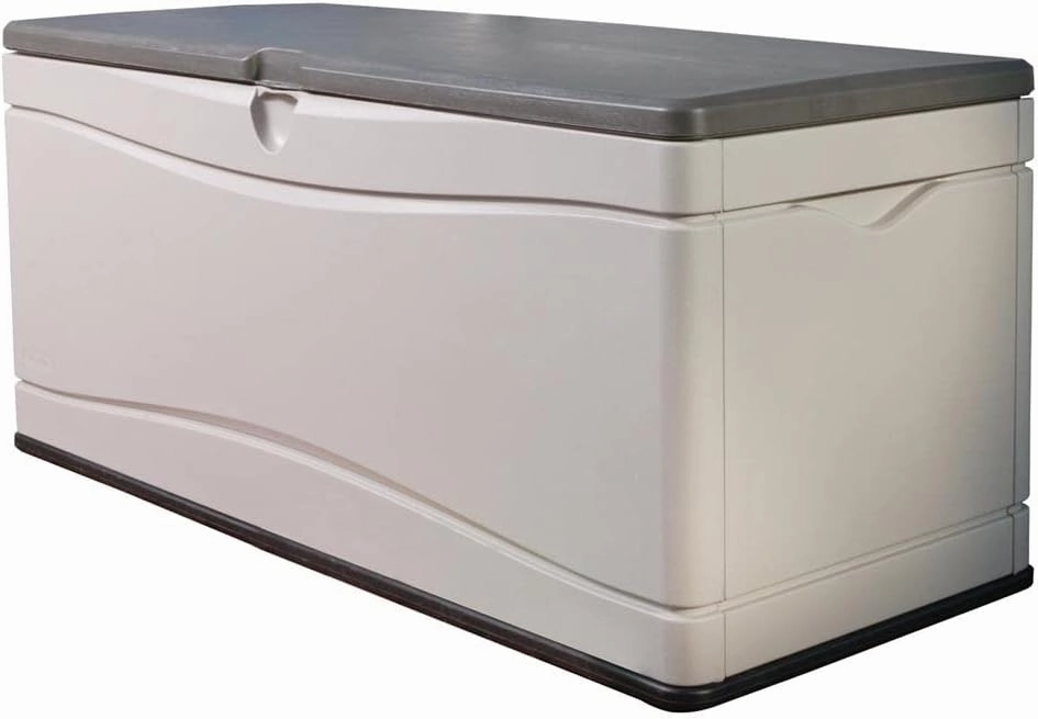 Lifetime 60012 Extra Large Deck Box, 130 Gallon, Desert Sand/Brown